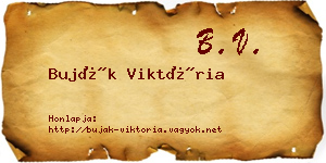 Buják Viktória névjegykártya